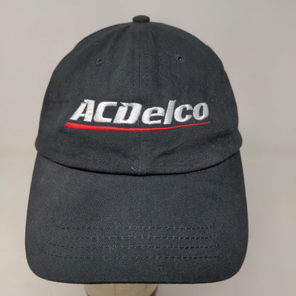 Cap America Men's Strapback Hat Black Embroidered AC Delco Lafayette Logo