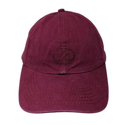 Infinity Slideback Hat Red One Size Adjustable Solid 6 Panel Outdoor