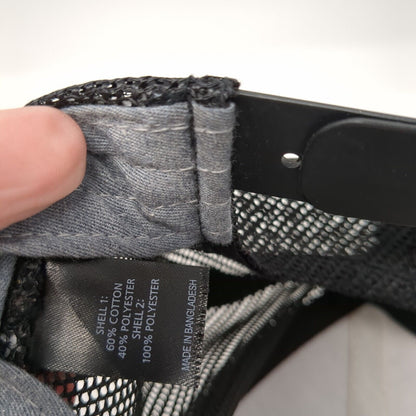 Simplot Animal Sciences Snapback Trucker Hat Gray One Size Mesh Back