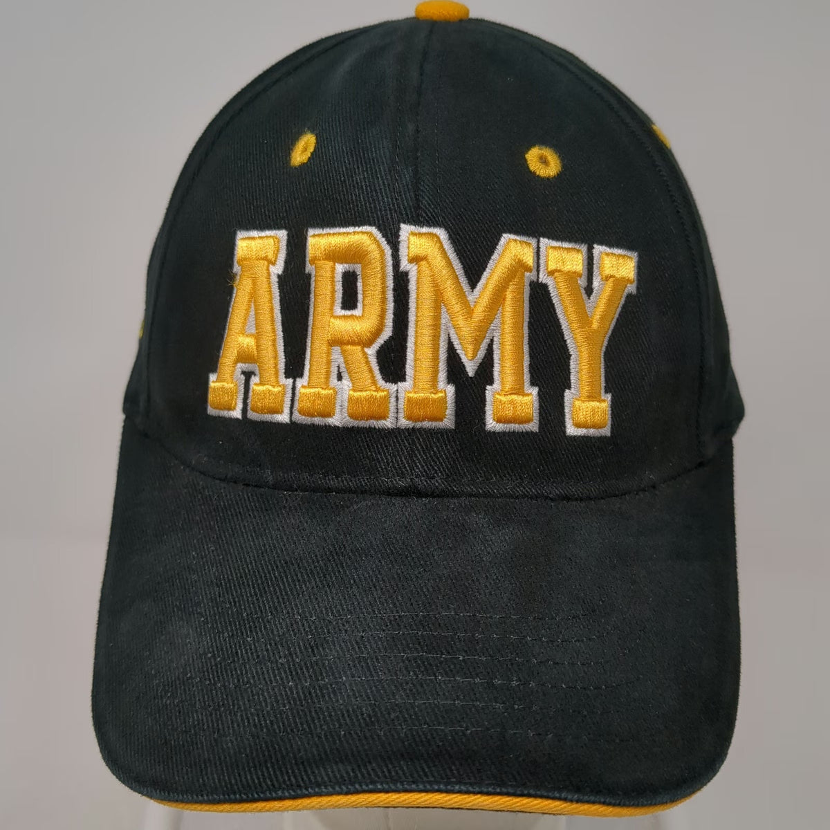 ML Caps Baseball Cap Black Yellow One Size US Army 25th Infantry Division Hat