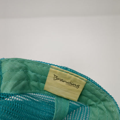 Costa Rica Pura Vida 1821 Snapback Trucker Hat Blue One Size Mesh Back