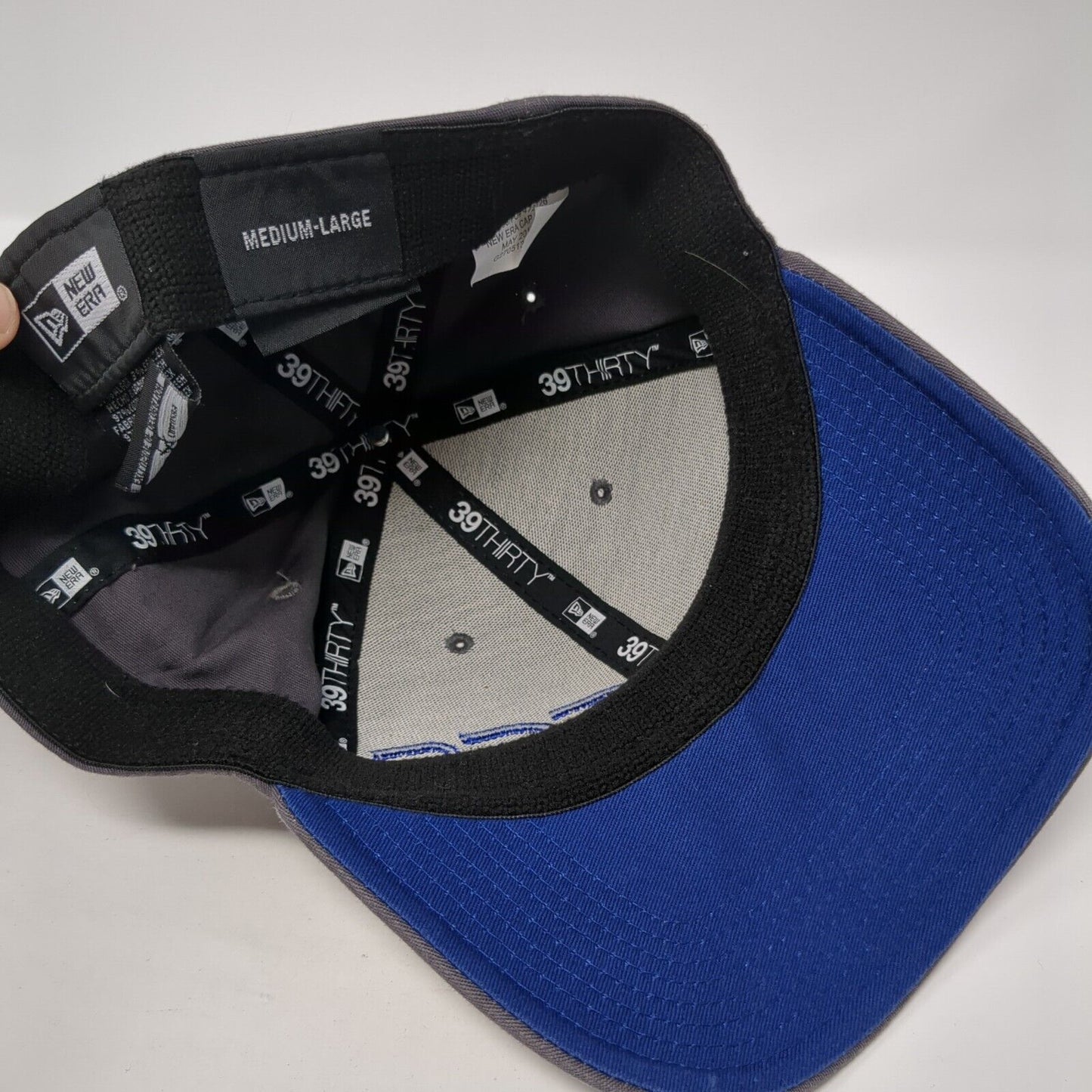 CES Fitted Hat Gray Medium-Large Embroidered Stretch New Era 39Thirty