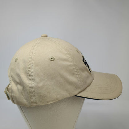 Port Authority Baseball Cap Beige One Size 5 Corners Bar Bamboo Strapback Hat
