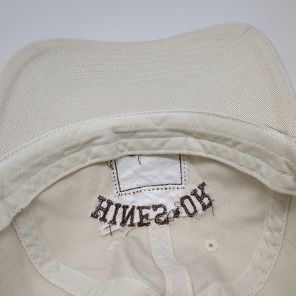 My Town Originals Baseball Cap Beige One Size Embroidered Hines Oregon Flag Hat