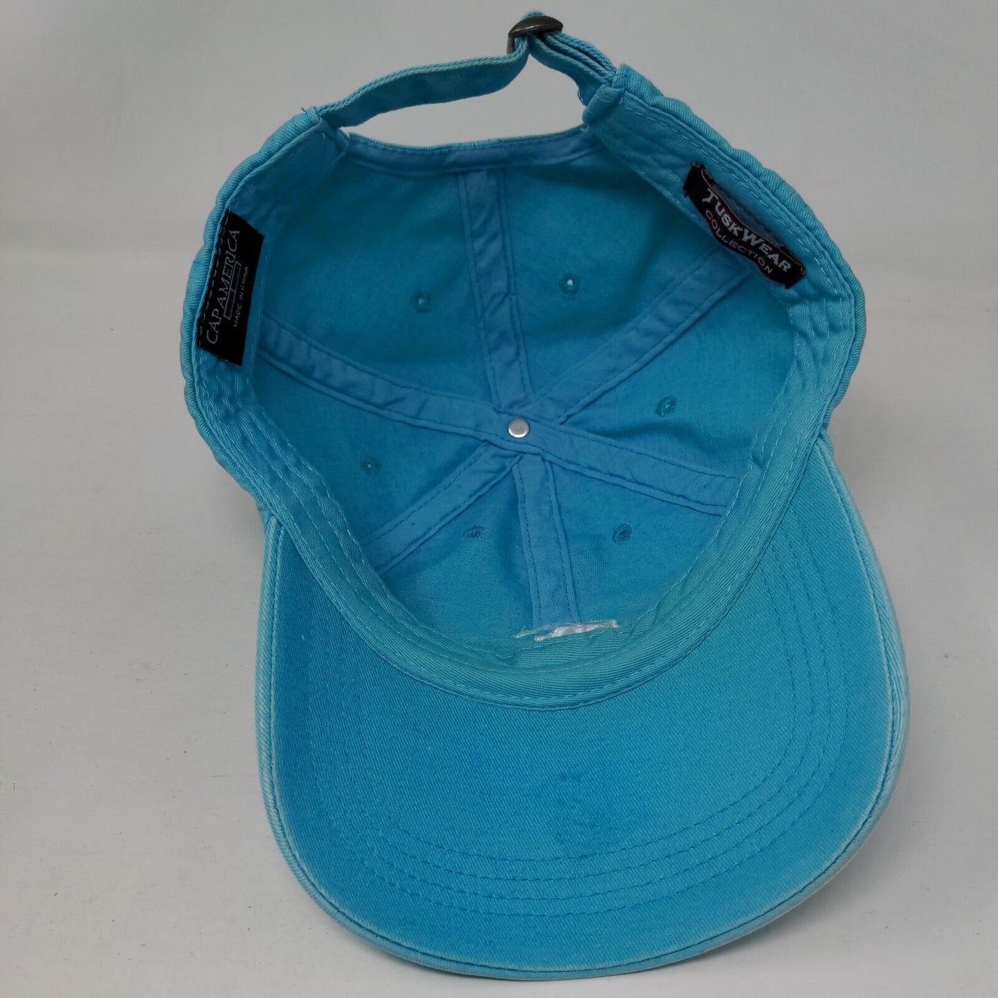 Tuskwear Slideback Hat Blue One Size Embroidered 6 Panel Cap America