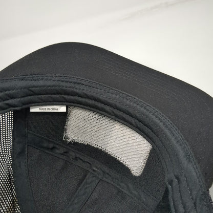Cap America Trucker Hat Black One Size Acco Engineered Systems Mesh Snapback