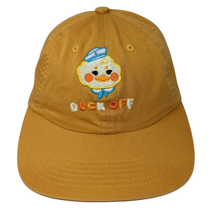 Duck Off Slideback Baseball Cap Orange OS Adjustable Embroidered Port Authority