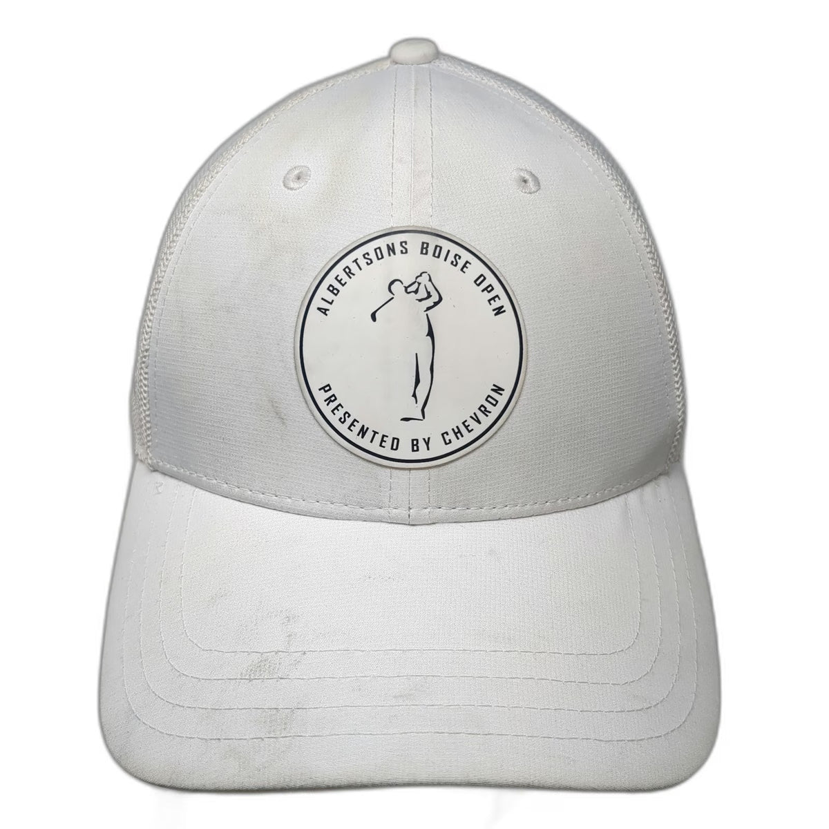 Pukka Albertsons Boise Open Golf Hat White One Size Baseball Cap Mesh Slideback