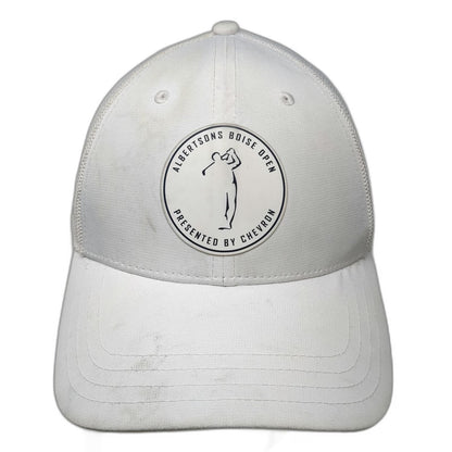 Pukka Albertsons Boise Open Golf Hat White One Size Baseball Cap Mesh Slideback