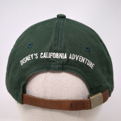 Disney Baseball Cap Green One Size Condor Flats Air Tours Leather Strap Hat