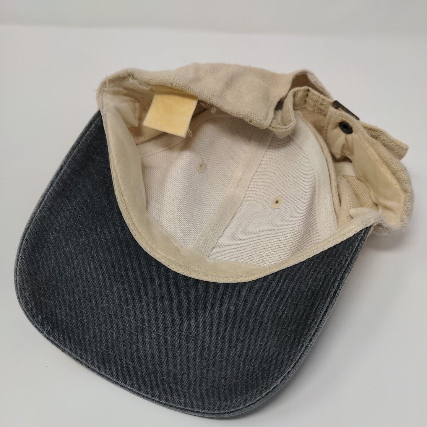 Idaho A.C.A Slideback Hat Tan OSFA Adjustable Colorblock 6 Panel