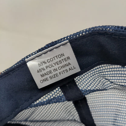 MCH Transportation Co. Jackson MS Blue OSFA Embroidered Mesh Back 6 Panel