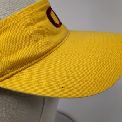 Letter O Strapback Sunvisor Hat Yellow OS Adjustable Embroidered Richardson