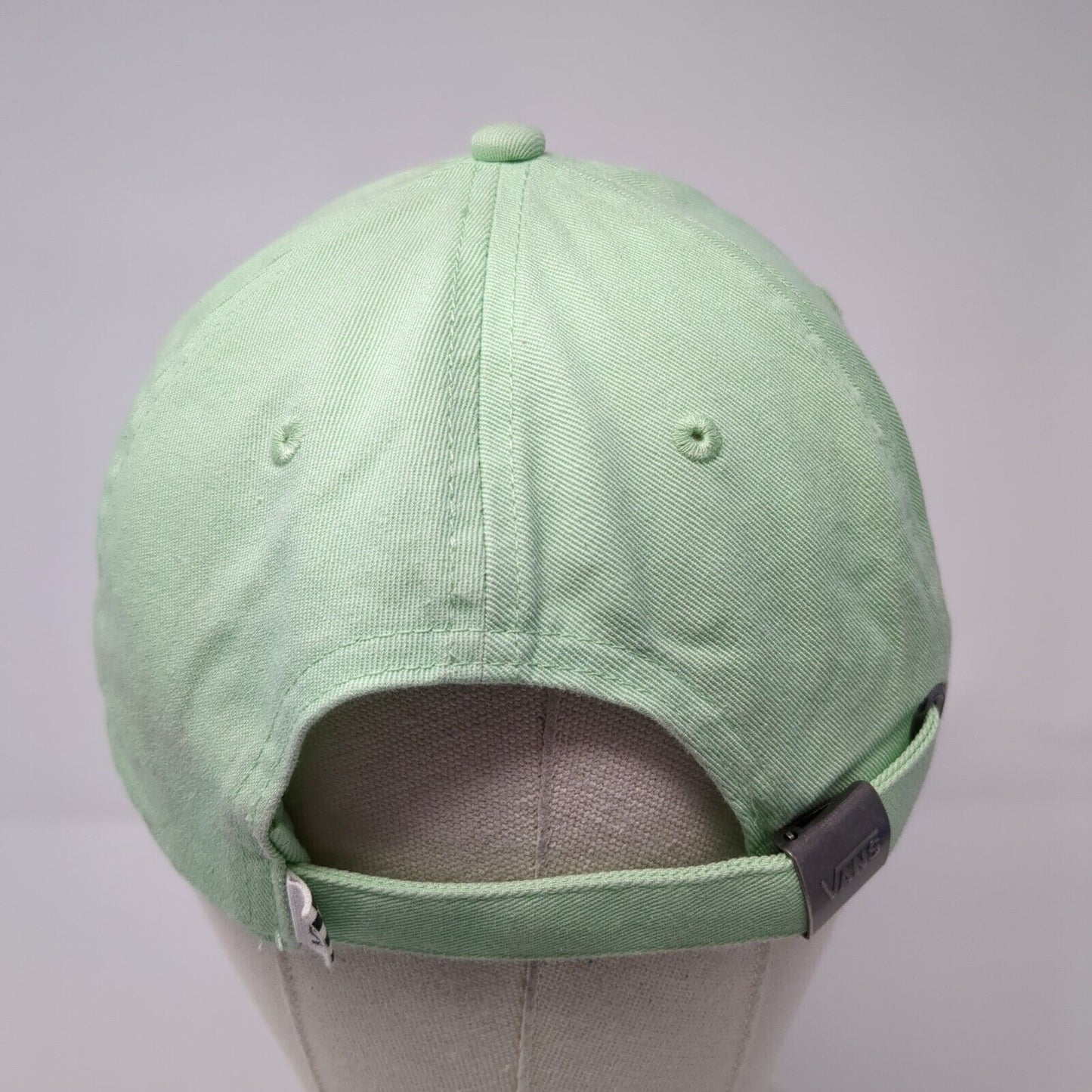 Vans Slideback Hat Green One Size Adjustable Embroidered Solid 6 Panel