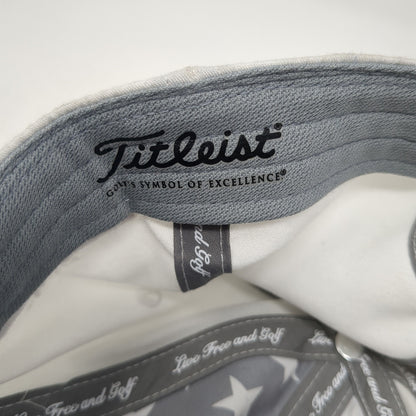 Titleist Strapback Baseball Cap White One Size Adjustable Embroidered Patriotic