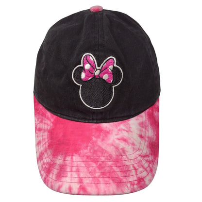 Minnie Mouse Slideback Hat Multicolor OSFA Adjustable Tie Dye Disney