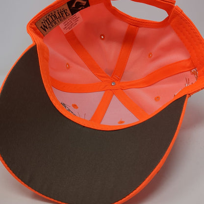 DRI DUCK South Butte Gamebird Club Orange Baseball Cap One Size Pheasant Hat