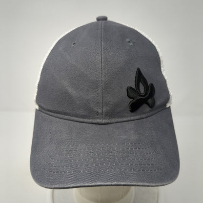 Camp Chef Snapback Mesh Back Trucker Hat Gray One Size Embroidered
