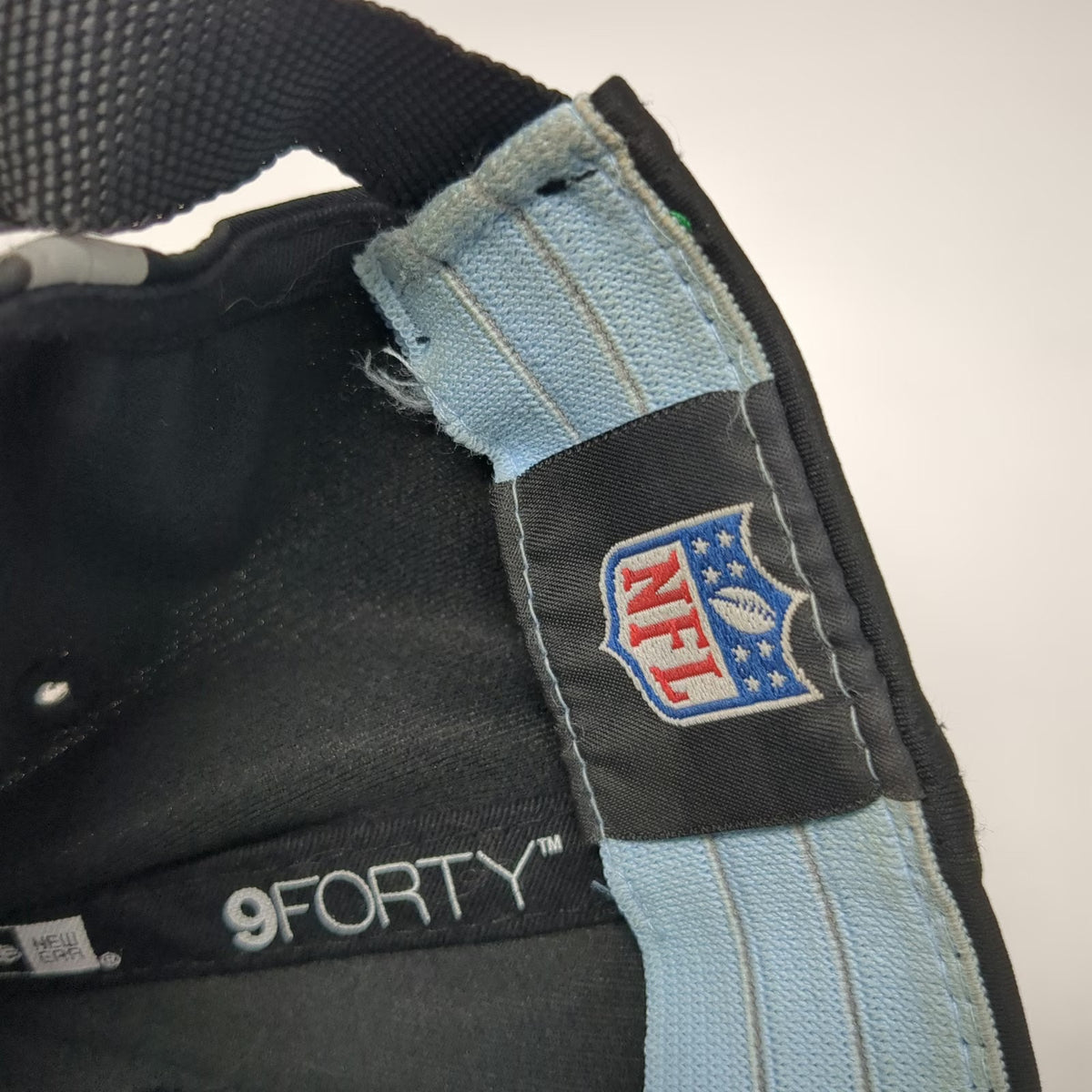 Miami Dolphins NFL New Era Black One Size Reflective Stripe 9FORTY Hat Stretch
