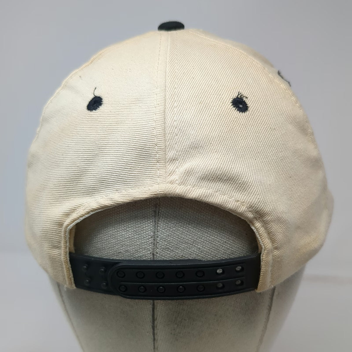 Mohr's Snapback Hat Beige Black One Size Burks Tractor Co Construction Workwear