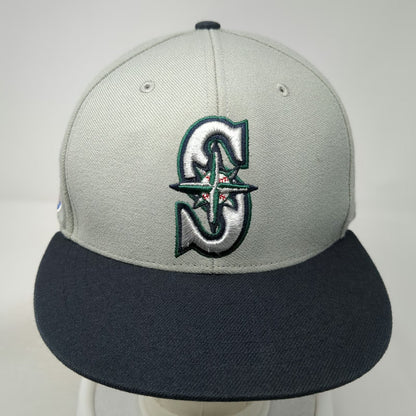 '47 Seattle Mariners Baseball Cap Gray One Size Strapback MLB AL Side Patch Hat