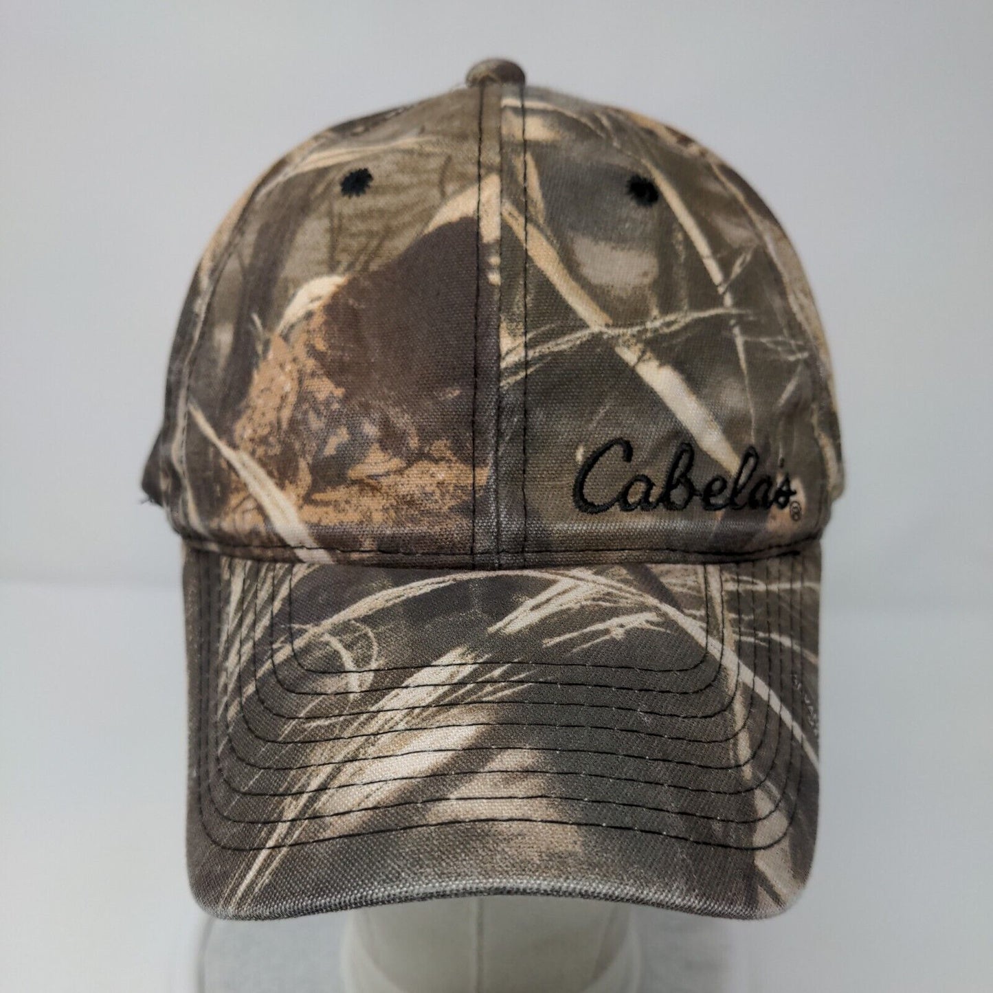 Cabela's Snapback Hat Camouflage OSFM Adjustable Advantage Hunting