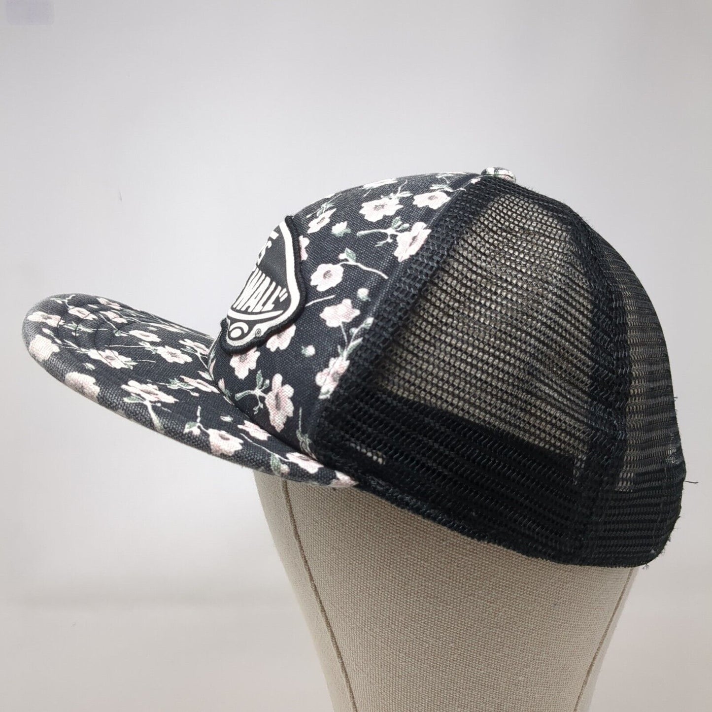 VANS Off The Wall Snapback Trucker Hat Multicolor One Size Floral Mesh Back