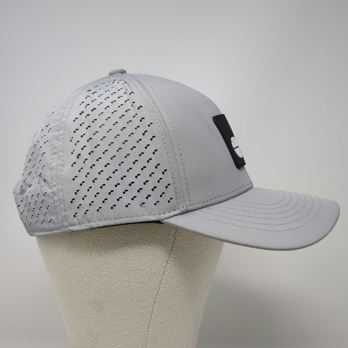 Team 49 Trucker Hat Gray One Size Snapback Perforated Utah Jazz Logo Patch