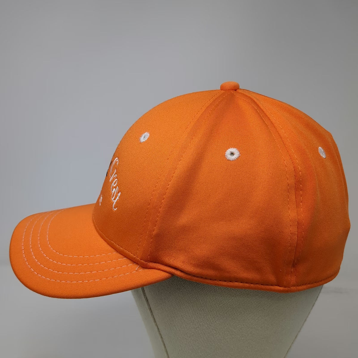 Pukka Falcon Crest Golf Club Baseball Cap Orange White Black M Stretch Fit Hat