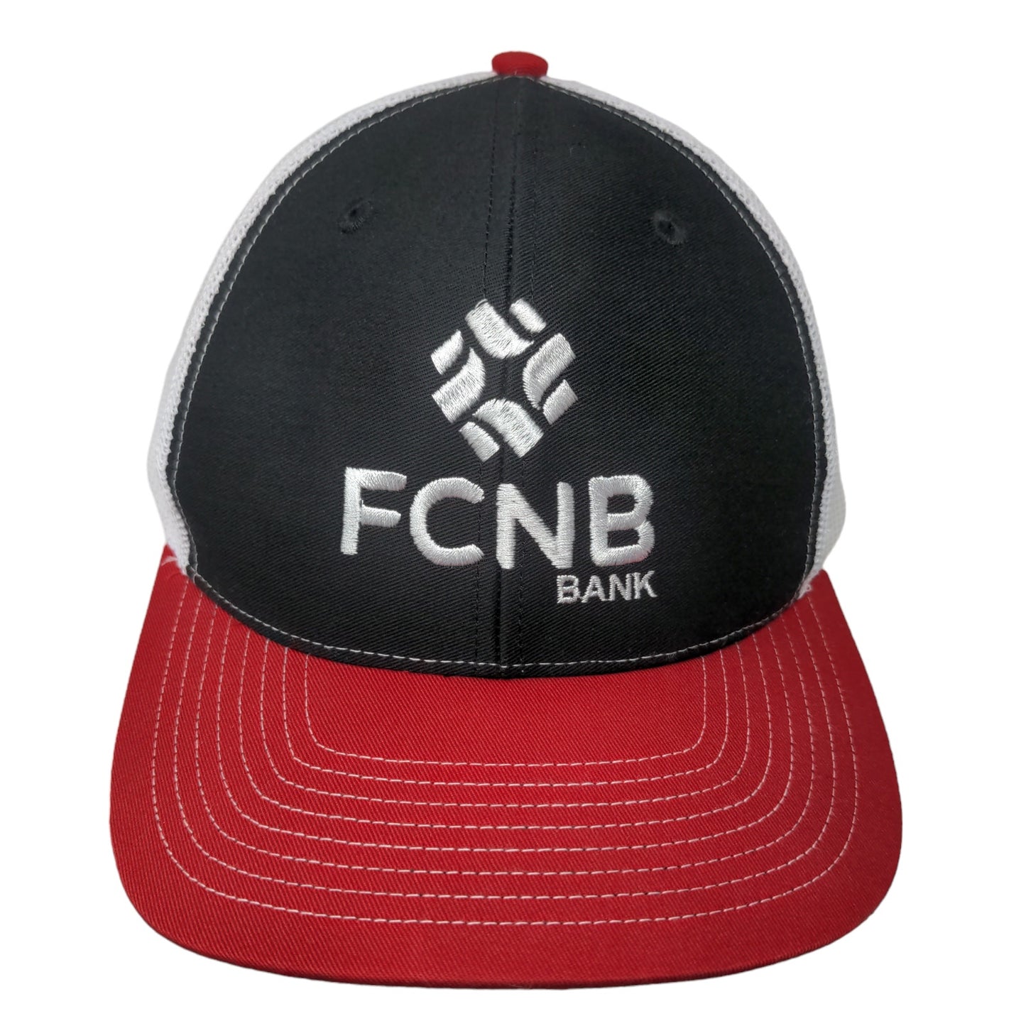 Richardson Men's Snapback Mesh Back Hat Multicolor Style 112 FCNB Bank Logo