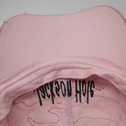 Headgear Pink Jackson Hole Camo Frayed Embroidered Baseball Cap One Size Hat