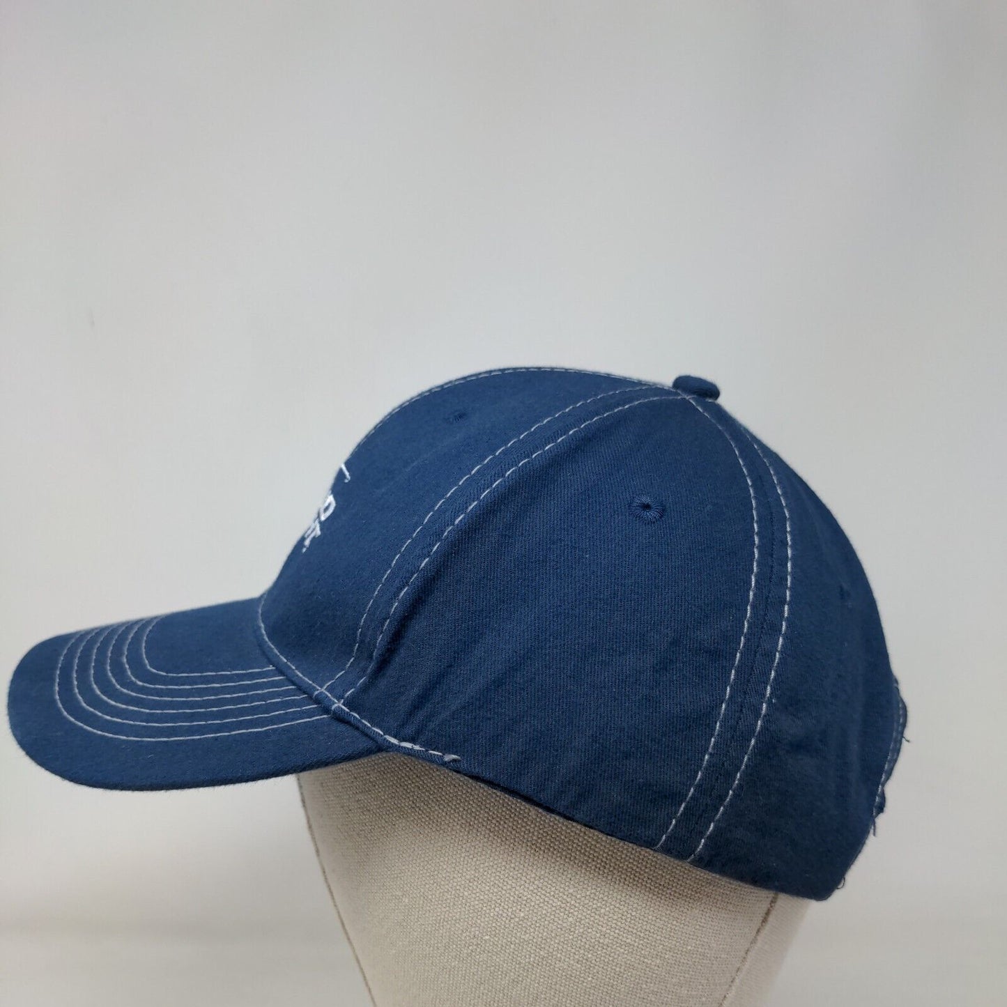 Bud Light Strapback Hat Blue OSFA Adjustable Embroidered 6 Panel Cotton