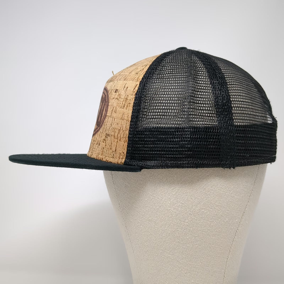 Oskar Blues Brewery Beerito Mexican Lager Trucker Hat Black Beige One Size Cork