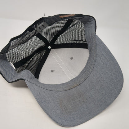 Idaho Snapback Mesh Back Trucker Hat Gray One Size WYR Patch