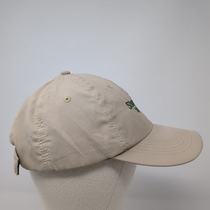 Shoal Creek Strapback Baseball Cap Beige OS Adjustable Embroidered Imperial