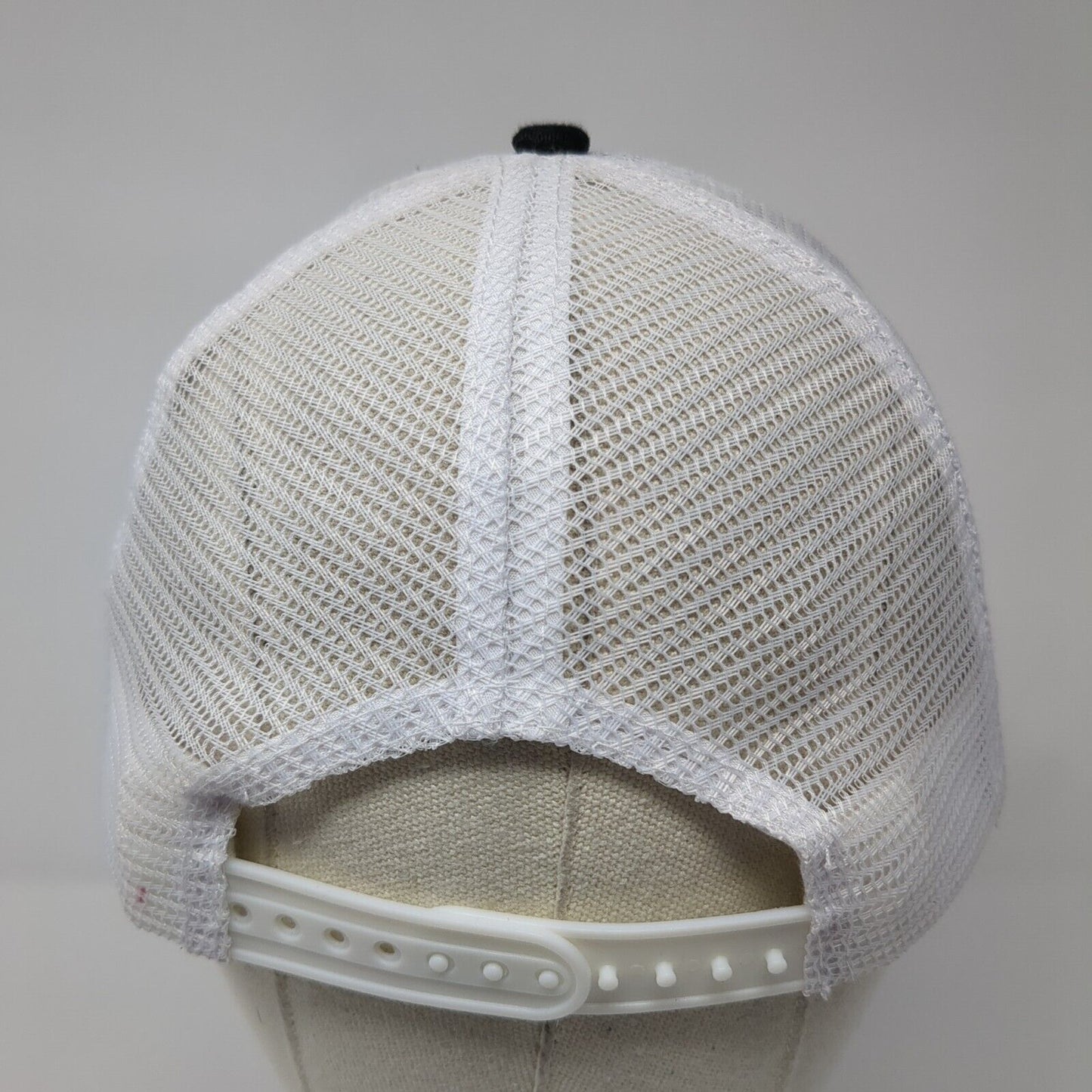 Bourque Logistics Snapback Trucker Hat Black One Size Adjustable Mesh Back