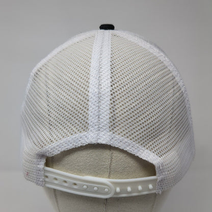 Bourque Logistics Snapback Trucker Hat Black One Size Adjustable Mesh Back