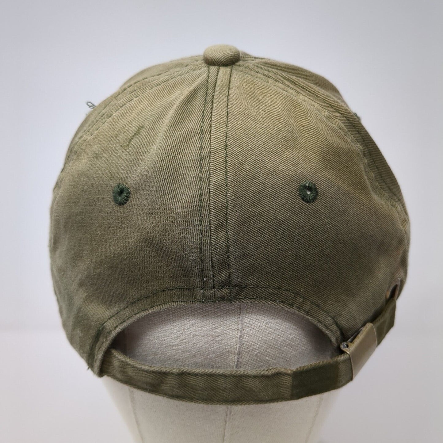 Africa Map Slideback Baseball Cap Brown One Size Adjustable Embroidered Eckos