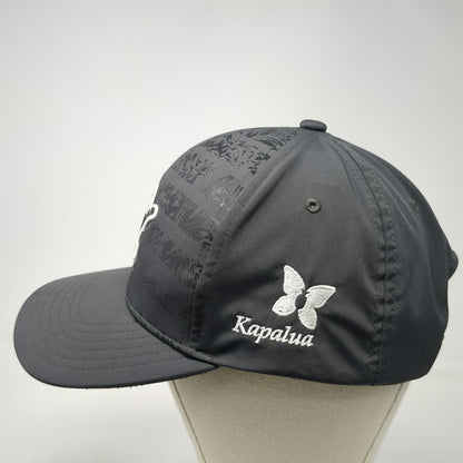Callaway Snapback Hat Gray One Size Kapalua Hawaii Shaka Palm Pattern Logo Golf