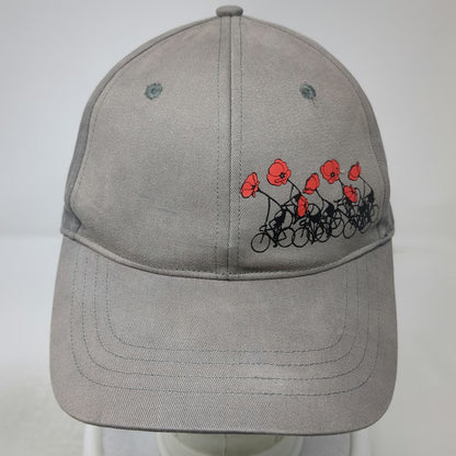 Pearl Izumi Baseball Cap Gray One Size Snapback Organic Cotton Poppy Biker Hat