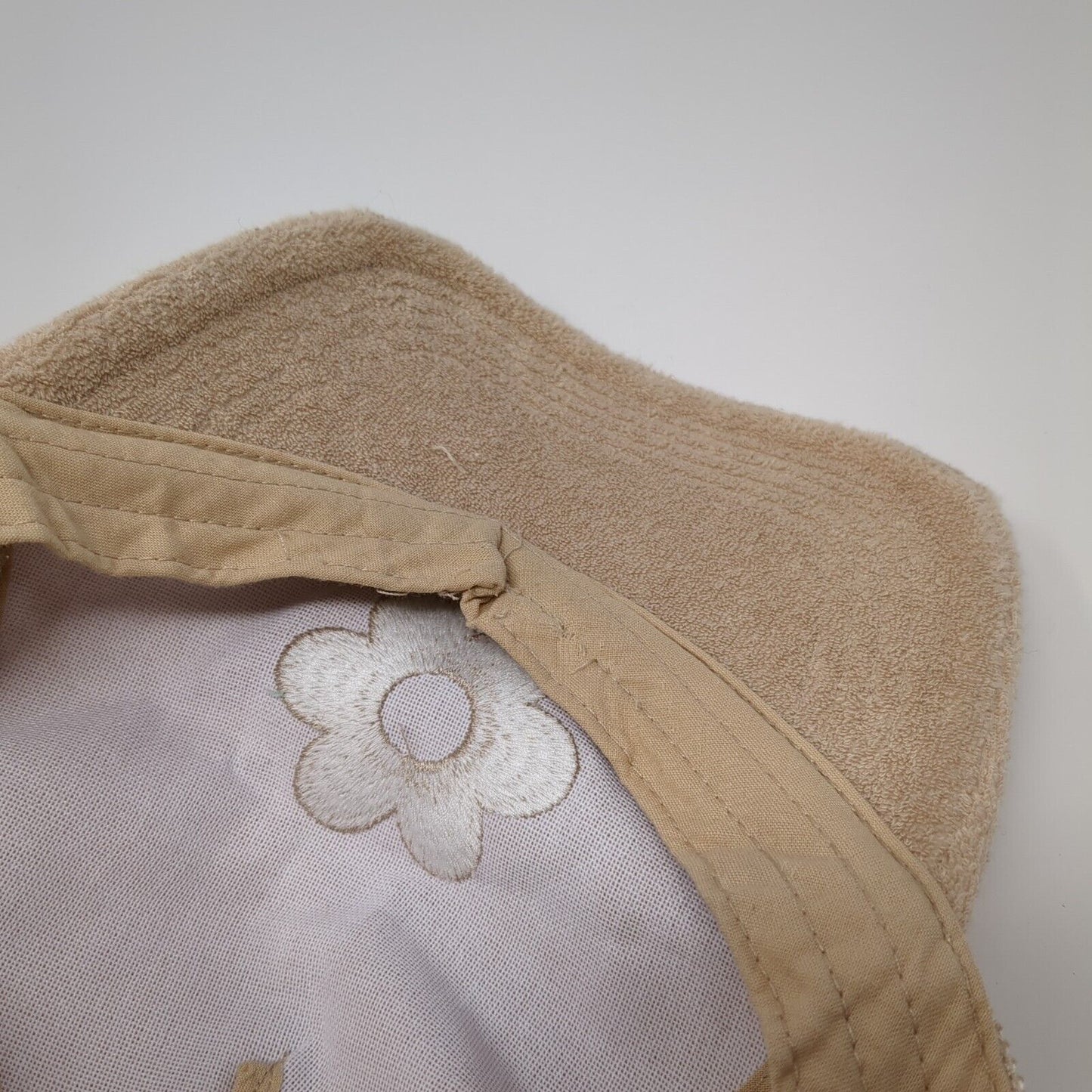 Divided by H&M Snapback Trucker Hat Tan One Size Flower Mesh Back