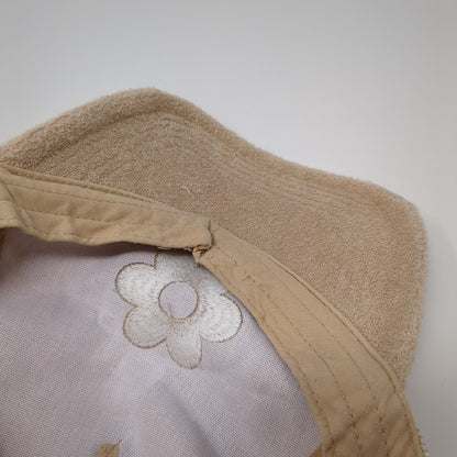 Divided by H&M Snapback Trucker Hat Tan One Size Flower Mesh Back