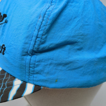 Miller Genuine Draft Snapback Hat Blue One Size Adjustable Striped
