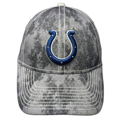 Reebok Indianapolis Colts NFL Gray M Stretch Fit Mottled Contrast Stitching Cap
