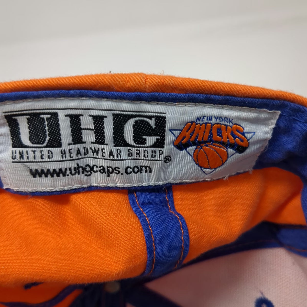 New York Knicks NBA UHG Orange OSFM Foot Locker Strapback Embroidered Cap Hat