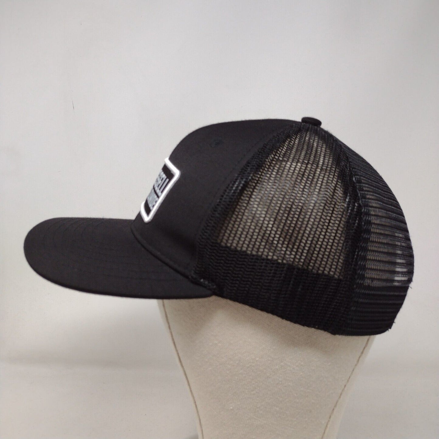 Russell Worldwide Snapback Mesh Back Trucker Hat Black OSFA The Boat Monkey