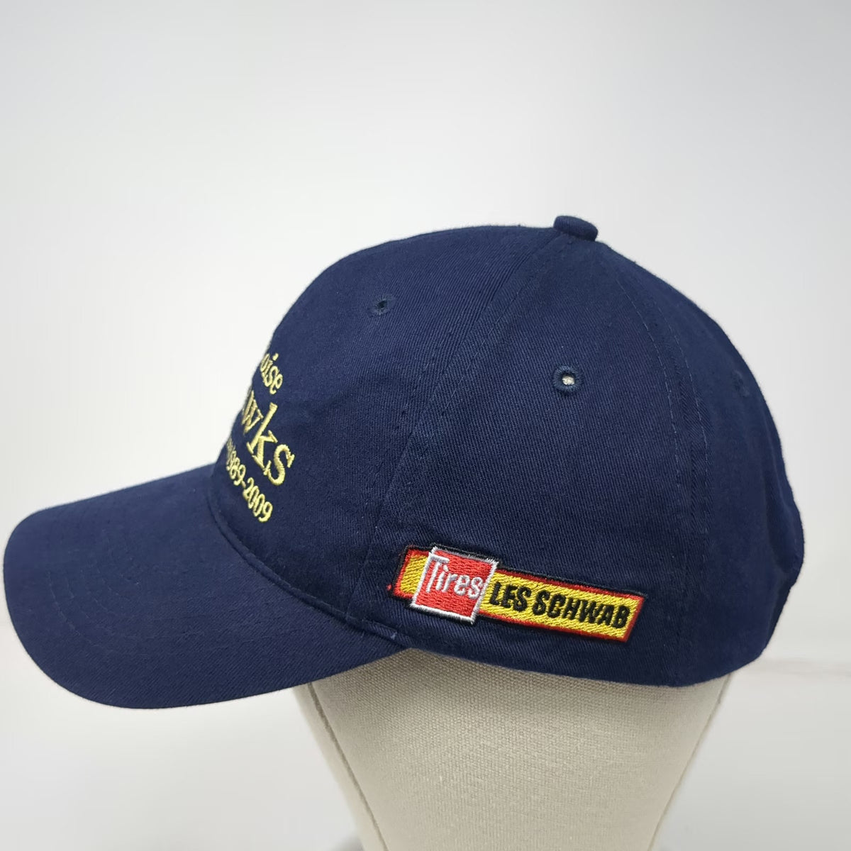 Boise Hawks Buck's Athletic Blue One Size Memorial Stadium 1989-2009 Logo Hat