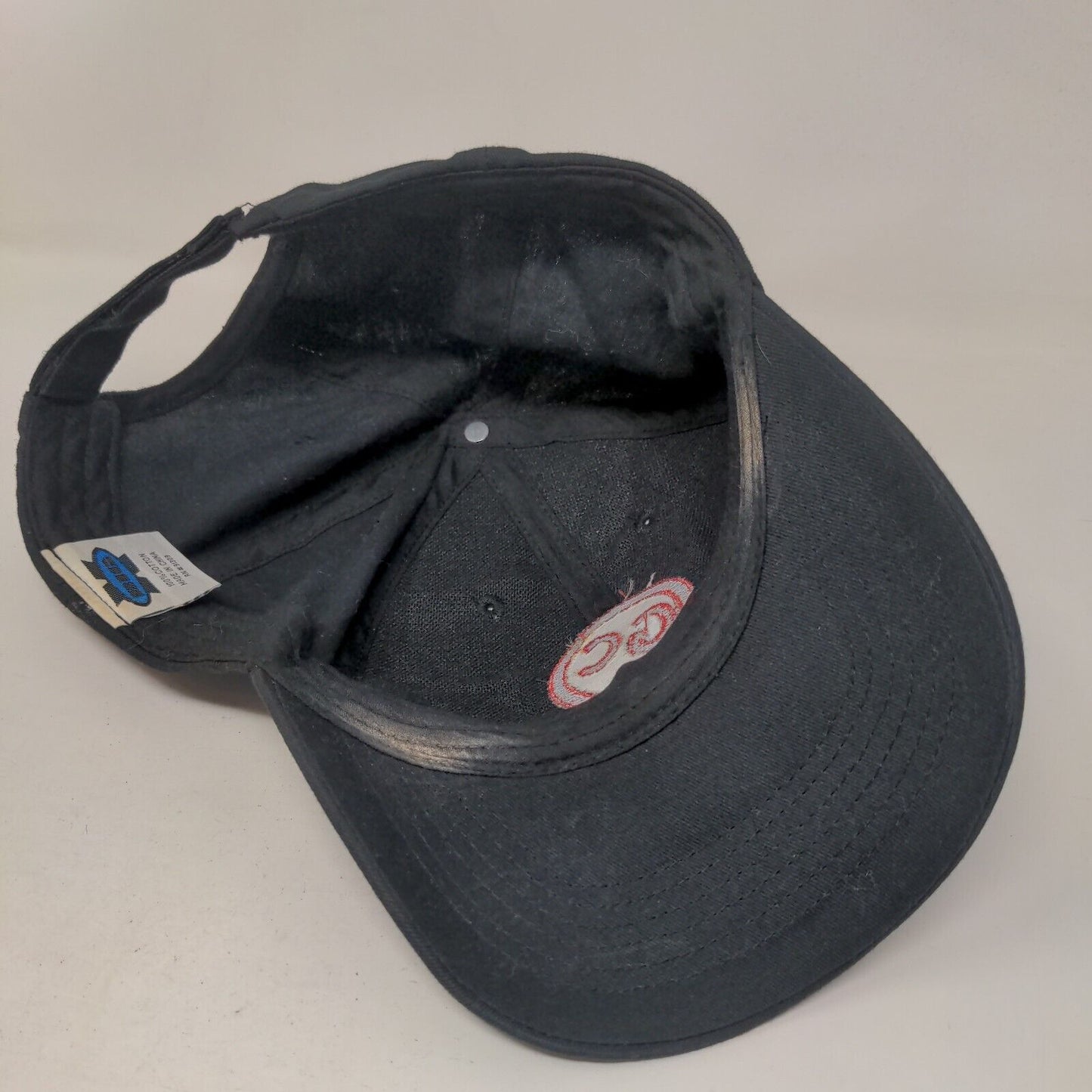 GC Strapback Hat One Size Black Embroidered Logo Adjustable Strap BIG X