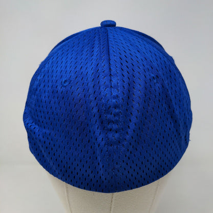 The Game Men's Fitted Hat Blue Embroidered Homestead Spartans Logo Polyester