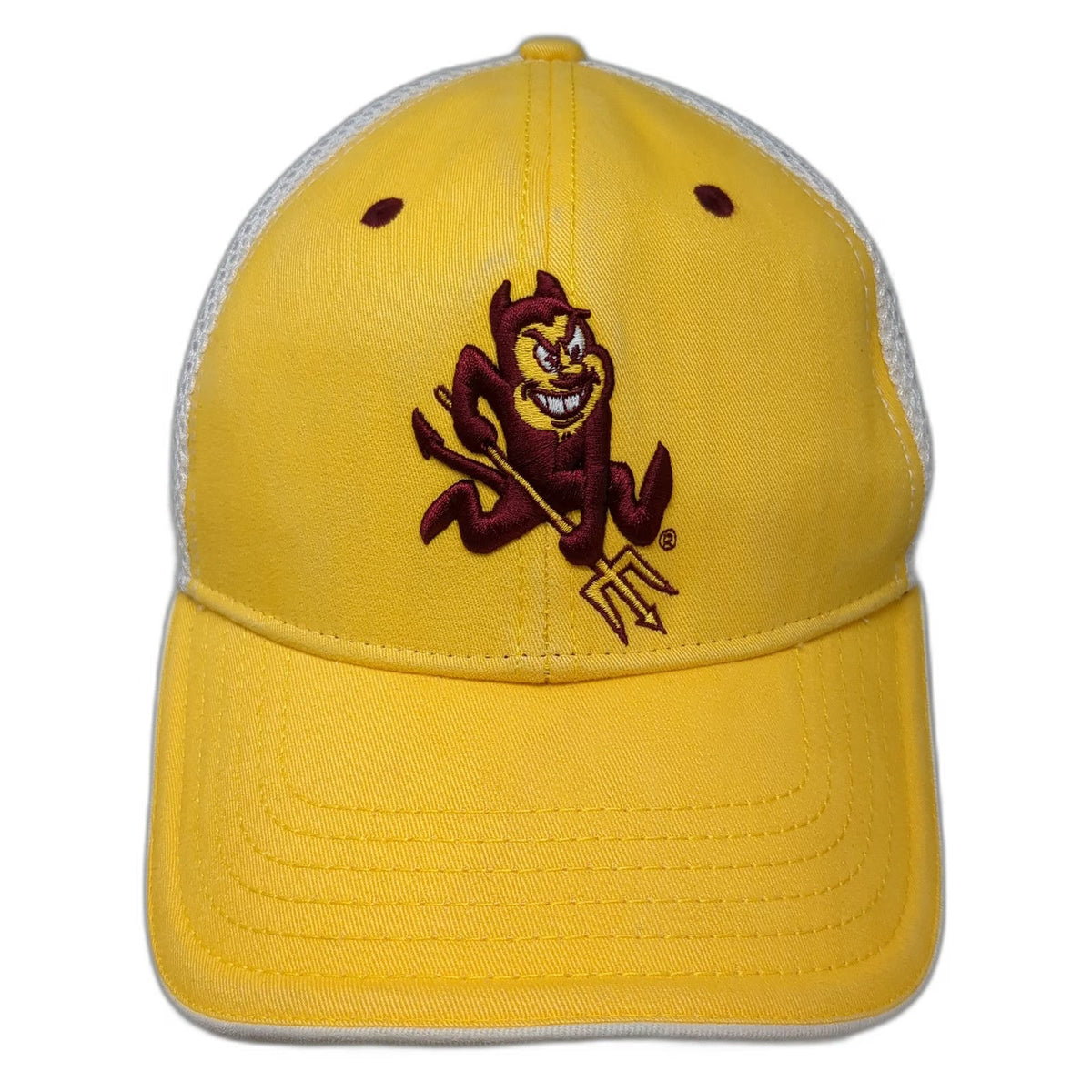 All-Star Apparel Arizona State Sun Devils NCAA Yellow Hat M Cap Sparky Mesh